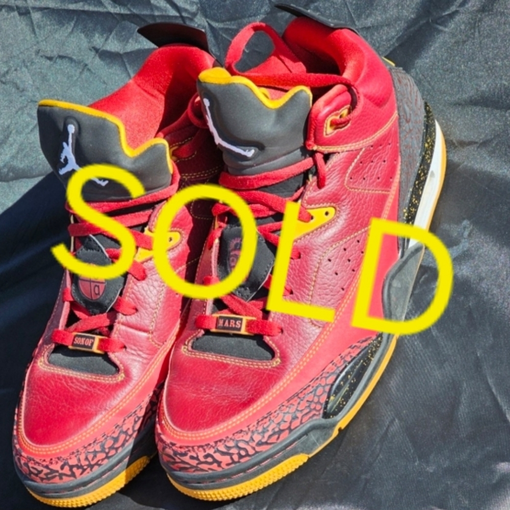 Nike Air Jordan  SON OF MARS Low Hawks Red Black SOLD SOLD SOLD SOLD SOLD SOLD